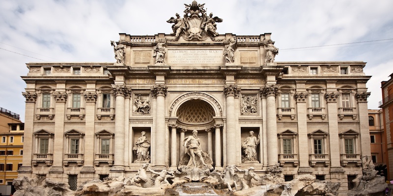 Fontana di Trevi Palazzo Poli (ROMA)